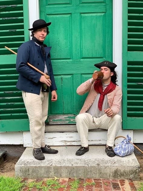 18th Century Sailor Clothing, 18th Century Sailor, Sailor Clothing, Royal Navy Uniform, Fort Ideas, Peter And The Starcatcher, Sturbridge Village, Pirate Costumes, Colonial Life