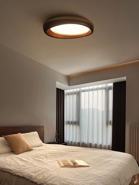 The Yuán Ceiling Light is a sophisticated and minimalist fixture that effortlessly complements any modern interior. Its sleek, oval shape features a natural wood texture, creating a harmonious blend of organic and contemporary design. The soft glow from its central light diffuses evenly, casting a warm and welcoming ambiance throughout the room. Perfect for living spaces, hallways, or bedrooms, the Yuán Ceiling Light brings a sense of serenity and elegance to your home. Its timeless design makes Wood Ceiling Lights, Natural Wood Texture, Large Ceiling Fans, Ceiling Fans Without Lights, Modern And Traditional Decor, Recessed Wall Lights, Recessed Wall, Task Floor Lamp, Arm Floor Lamp