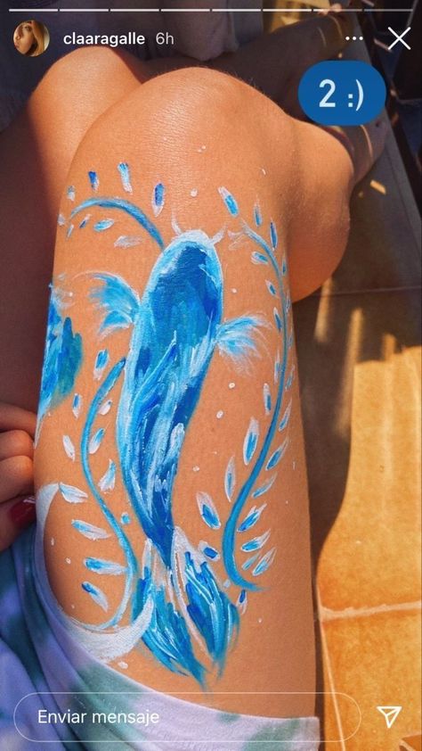 Trippy Tattoo Designs, Trippy Tattoo, Leg Painting, Leg Art, Painting Tattoo, Face Painting Designs, Arte Inspo, Diy Canvas Art Painting, Mini Canvas Art