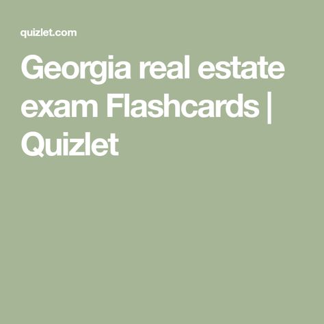 Georgia real estate exam Flashcards | Quizlet Georgia Real Estate Exam Prep, Real Estate Exam Prep, Real Estate Exam, Real Estate Training, May Sign, Income Property, Independent Contractor, Exam Prep, Study Tools