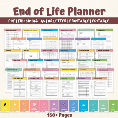 End of Life Planner, Last Wishes Planner, Estate Planning, Will, Final Preparations, What If Binder, Emergency Planner, End Of Life Planning, End of life planner printable,what if binder digital,Just in case of emergency planner bundle,ultimate life planner,funeral planner pdf a4,Family Medical binder,Personal information,Insurance planner,When i die book hp,Emergency informtion,End of life preparation,Funeral service template,Vehicle maintenance log,Final wishes templates, End of life organizer Gyst Binder, Estate Planning Binder, Declutter List, Life Management Binder, Life Organization Binder, Vehicle Maintenance Log, Estate Planning Documents, Family Emergency Binder, Estate Planning Checklist