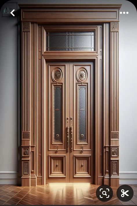 Architrave Design, Door Architrave, Modern Home Entrance, Main Door Designs, Rustic Front Door Decor, Main Doors, Rustic Front Door, House Main Door, Cornice Design