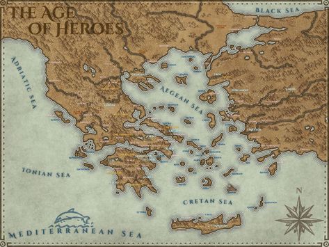 Map Of Ancient Greece, Ancient Map Aesthetic, Fantasy Greece, Ancient Greek Map, Ancient Greece Map, Ancient Greece Mythology, Greece Aesthetics, Ancient Greece Aesthetic, Greek Civilization