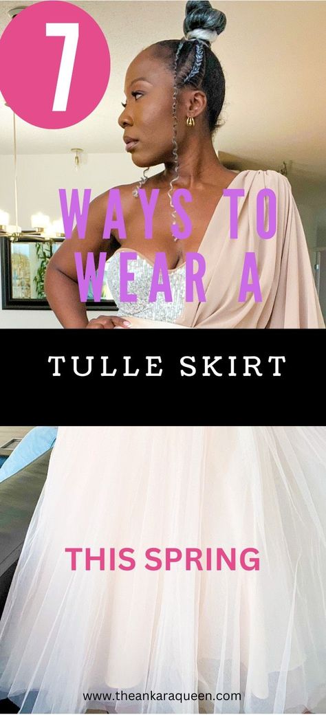 A young black woman wears a one-sleeve beige-colored top paired with a soft beige midi tulle skirt. She has one hand on her hip and looks sideways. Tulle Skirt With Sneakers, Tulle Skirt Outfit Ideas, Tulle Skirt Outfits, Spring Wedding Guest Outfit, Skirt With Sneakers, Tulle Skirt Outfit, Skirts With Sneakers, Wedding Guest Outfit Spring, Tulle Skirts Outfit