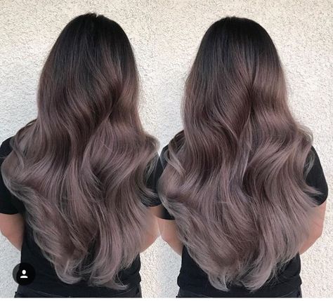 Lavender Brown Hair, Blue Hair Streaks, Mom Makeover, Rose Gold Hair Brunette, Grey Brown Hair, Highlights Babylights, Hair Streaks, Hair 2024, Blonde Hair Inspiration