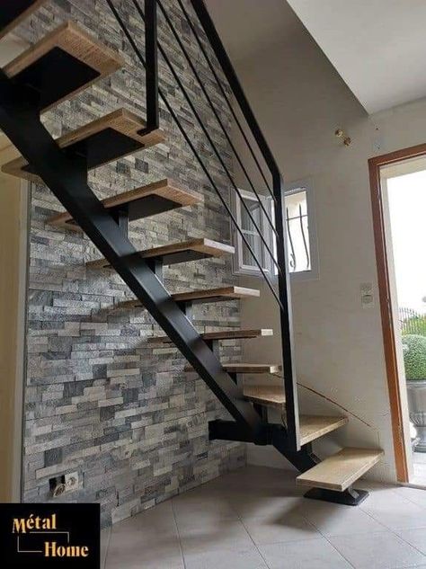 Barndominium Bedroom, Industrial Staircase Design, Trolls Velvet, Veneer Fanart, Affordable Barndominium, Veneer Trolls, Steel Stairs Design, Staircase Design Ideas, Stairs Renovation