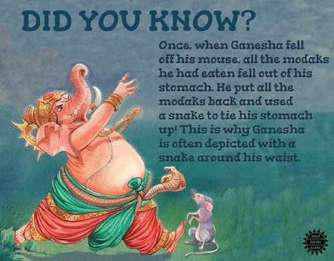 image from our title 'Ganesha and the Moon', illustration by Sundara Moorthy Ganesha Story Illustration, Facts About Lord Ganesha, Ganesha Quotes Wisdom, Hindu Mythology Stories, Ganesha Quotes, Ganesha Meaning, Ganesha Story, Ganesha Mantra, Hindu Vedas