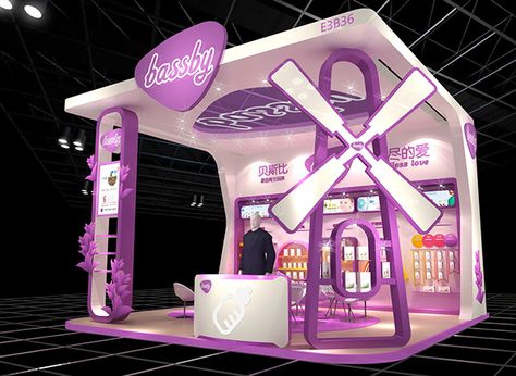 exhibition on Behance Creative Booth Display Ideas, Creative Booths, Expo Stand, Exhibition Stall, Kiosk Design, Stall Designs, Exhibition Stand Design, Exhibition Booth Design, Pop Display