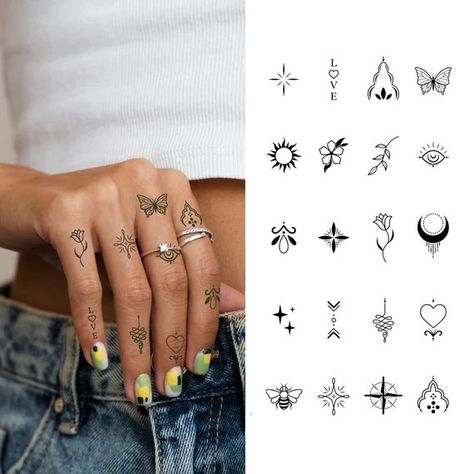 Thumb Tattoos, Tattoo For Boyfriend, Tattoo Uk, Small Finger Tattoos, Ring Finger Tattoos, Tattoo Prices, Skeleton Hand Tattoo, Hand Tattoos For Women, Tattoo Transfers