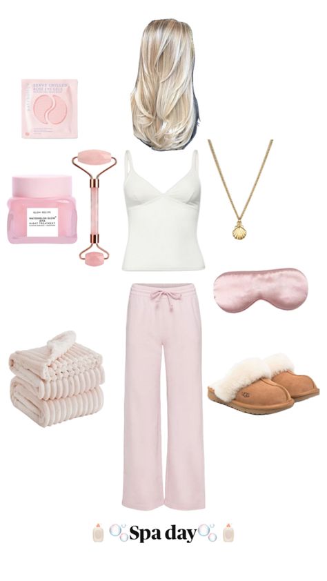 ❤️A nice spa day outfit❤️ Spa Day Outfit Ideas, Spa Day Outfit, Christmas Spa, 10 Days Of Christmas, Day Outfit Ideas, Spa Ideas, Preppy School, Uggs Outfit, Pink Paisley