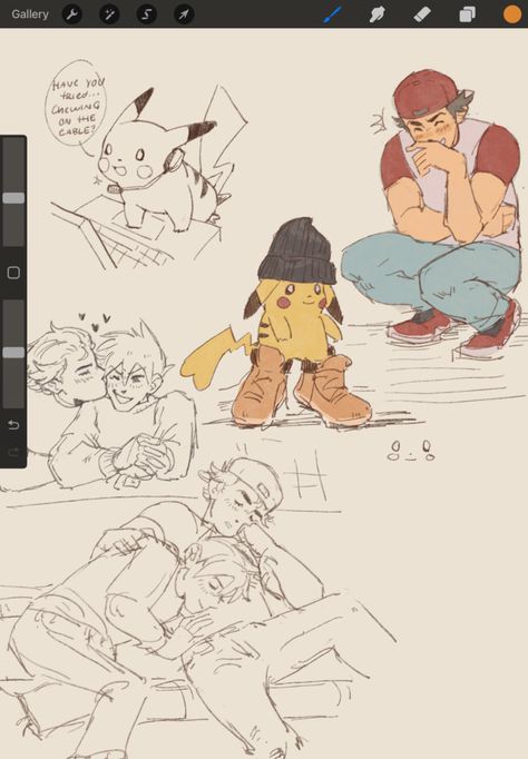 Pokemon Character Design, Pokemon Trainer Ash, Pokemon Ocs, Pokémon Fanart, Pokemon Video Games, Pokemon Red Blue, Pokemon Sketch, Pokemon Fanart, Pokemon Oc