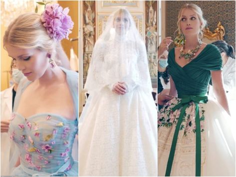 Princess Diana's Niece Kitty Spencer Wore 5 Wedding Dresses Blue Tulle Gown, Princess Diana Niece, Lady Kitty Spencer, Lady Kitty, Kitty Spencer, Stella Mccartney Dresses, Instagram Ladies, Kim Kardashian West, Kleinfeld Bridal