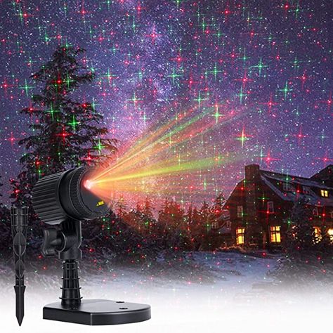 Christmas Decorations Green, Outside House, Christmas Projector, Light Projection, Projector Light, Halloween Christmas Decorations, Laser Light, Star Projector, Holiday Halloween