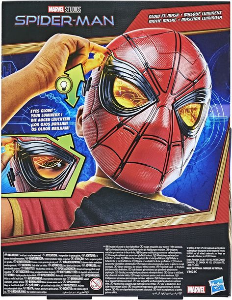 Amazon.com: Spider-Man Marvel Glow FX Mask Electronic Wearable Toy with Light-Up Moving Eyes for Role Play, for Kids Ages 5 and Up : Toys & Games Play For Kids, Moving Eyes, Spiderman Movie, Lego Super Mario, Disney Princess Frozen, Man Movies, Lego Friends, Sylvanian Families, Lego Star