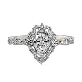 Vintage Engagement Rings | Helzberg Diamonds Exclusive Engagement Rings, Pear Diamond Engagement Ring, Vintage Style Engagement Rings, Helzberg Diamonds, Diamond Rings Design, Zierlicher Ring, Yellow Gold Engagement, Yellow Gold Engagement Rings, Zac Posen