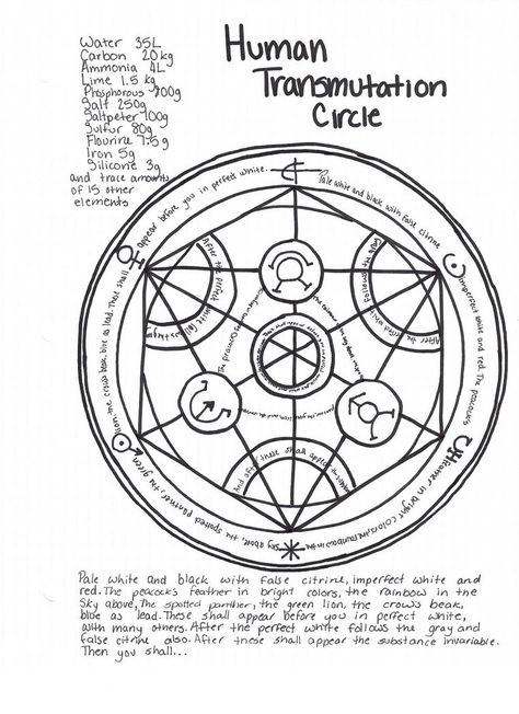 Homunculus Alchemy, Human Transmutation Circle, Ed And Al, Transmutation Circle, Alchemy Tattoo, Halloweenský Makeup, Arte Occulta, Magick Symbols, Alchemic Symbols