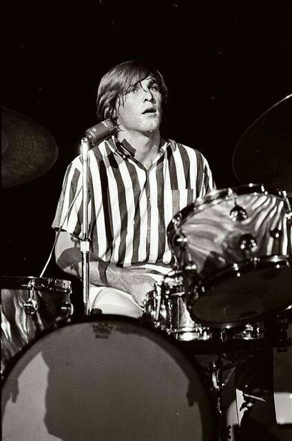 Dennis Wilson on the drums Morning At The Beach, Carl Wilson, Dennis Wilson, The Sunset Strip, Mike Love, Manson Family, Ricky Nelson, Surfer Boy, Brian Wilson