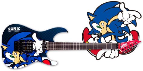 Game Star, Sonic Sonic, Esp Guitars, Shadow Sonic, Guitar Obsession, Sonic Characters, Cool Electric Guitars, Sonic Franchise, Sonic 3