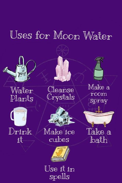 Witchcraft Water Types, Celestial Water Witchcraft, Moon Water Uses, Celestial Water, Witchy Tips, Hair Growth Foods, Moon Rituals, Moon Water, Water Benefits