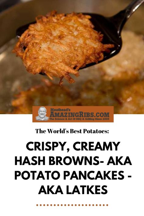 Potato Pancakes From Frozen Hashbrowns, Polish Potato Pancakes, Potato Pancakes Easy, Latkes Recipe, Best Potatoes, Potato Latke Recipe, Mashed Potato Pancakes, Potatoe Pancake Recipe, Frozen Hashbrowns