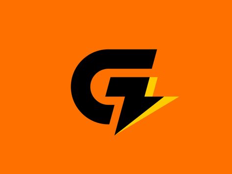 Gatorade by Dalius Stuoka | logo designer | Dribbble | Dribbble Gm Logo, Electric Logo, Energy Logo, Phone Logo, Book Logo, Alphabet Design, Photo Wall Collage, Crazy Colour, Best Logo Design