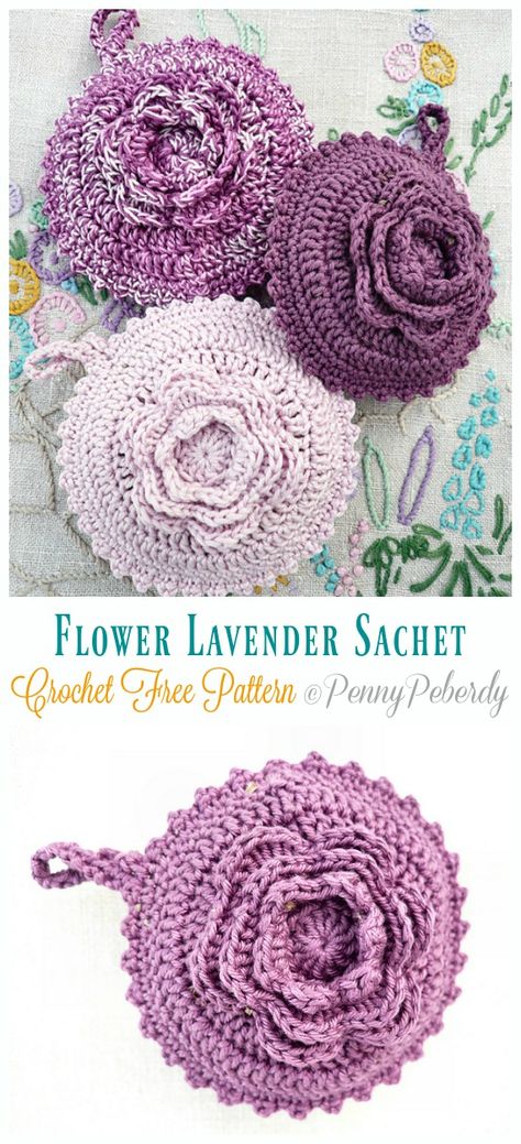 Lace Lavender Sachet Crochet Free Patterns Crochet Sachet Free Pattern Lavender, Crochet Lavender Bags, Crochet Heart Sachet Free Pattern, Crochet Sachet Bag, Crochet Lavender Sachet, Crochet Sachet Bags Free Pattern, Crochet Motifs Free Pattern, Beaded Doilies, Crochet Sachet