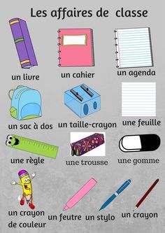 French Language Basics, Learning French For Kids, Learn To Speak French, French Flashcards, Basic French Words, French Worksheets, French Teaching Resources, French Kids, French Activities