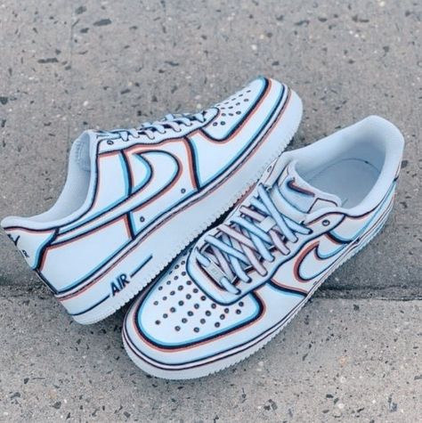 Shoe Painting Ideas Air Force, Wallpaper Nike, Outfits With Air Force Ones, Air Force One Shoes, Painted Shoes Diy, Custom Sneakers Diy, Nike Air Force 1 Custom, Custom Shoes Diy, Nike Shoes Air Force