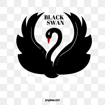 Black Swan Illustration, Black Swan Logo, Black Swan Tattoo, Largesse Ideas, Painting Silhouette, Swan Sculpture, Black Swan Event, Swan Wings, Swan Tattoo