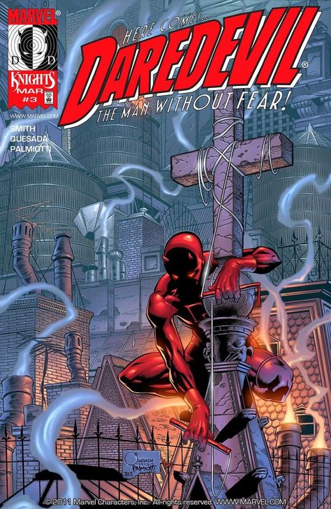 Joe Quesada, Daredevil Art, Daredevil Comic, Comic Book Genres, Marvel Knights, Deadpool Comic, Best Comic Books, Marvel Daredevil, Comic Poster