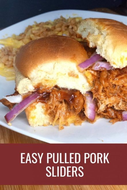 Bbq Pulled Pork Sliders, Easy Sliders, Pork Butts, Easy Slider, Easy Pulled Pork, Barbecue Pulled Pork, Pulled Pork Sliders, Pulled Pork Leftovers, Pork Sliders