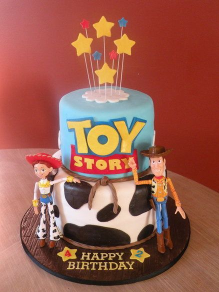 Toy Story - Woody & Jessie.   Kim is making this cake for us can't wait yum yum Toy Story Birthday Cake, Woody Birthday, Toy Story Party Decorations, Woody And Jessie, Toy Story Theme, Jessie Toy Story, Toy Story Cakes, Toy Story Birthday Party, Childrens Birthday Cakes