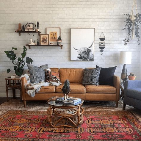 Modern Bohemian Interior, Modern Bohemian Interior Design, Bohemian Style Interior Design, Boho Style Interior, Bohemian Style Interior, Monday Again, Bohemian Interior Design, Bohemian Living Rooms, Plant Decor Indoor