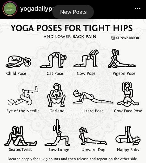 Bolesti Chrbta, Morning Yoga Routine, Latihan Yoga, Daily Yoga Workout, Trening Fitness, Relaxing Yoga, Tight Hips, Yoga Nidra, Easy Yoga Workouts