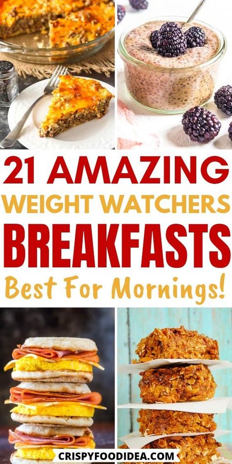 Weight Watchers Recipes Breakfast, Weight Watchers Meal Plans, Weight Watchers Recipes Desserts, Weight Watchers Breakfast, Weight Watchers Breakfast Recipes, Weight Watchers Diet, Optimal Health, Ww Recipes, Morning Food