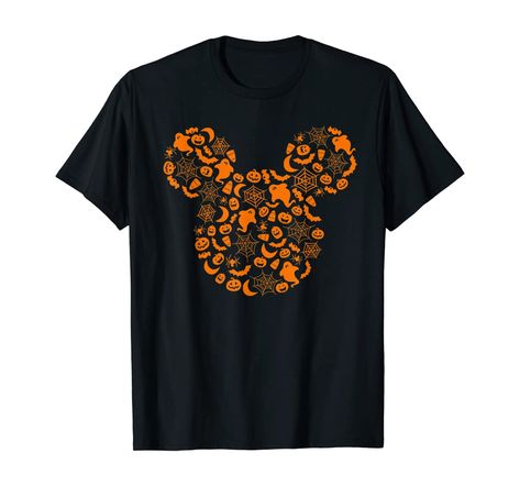 What To Wear To Disney, Halloween Silhouette, Mouse Halloween, Mouse Silhouette, Cute Mickey Mouse, Disney Halloween Shirts, Mouse Icon, Halloween Tee Shirts, Minnie Mouse Halloween