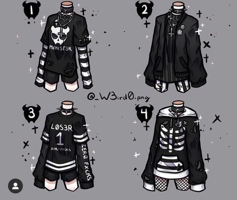 Free Clothing ideas Gothic/Grunge Outfit Oc, Mode Emo, Clothing Sketches, Art Outfits, Fashion Drawings, Clothing Design Sketches, Drawing Anime Clothes, Dress Design Sketches, Big Boss