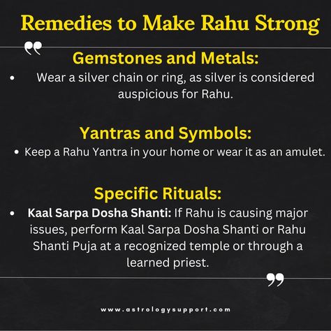 Remedies to Make Rahu Strong #rahu #astrology #ketu #vedicastrology #jyotish #astrologer #indianastrology #horoscope #shani #spiritual #mercury #saturn #palmistry #kundali #jupiter #planets #vedic #astro #love #birthchart #numerology #vastu #astrologyposts #moon #zodiac #successofchildren #venus #successincareer #peaceandharmony #mars Rahu Astrology, Moon Zodiac, Marriage Issues, Kapil Sharma, Ex Love, Problem Solution, Love Problems, Vedic Astrology, Peace And Harmony