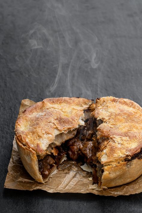 Slow cooked brisket and shiraz pie - Starts at 60 Brisket Meat, Butter Bean Soup, Slow Cooked Brisket, Affogato Recipe, Steak Pie, Slow Cooker Brisket, Favorite Pie Recipes, Stone Background, Pies Maker