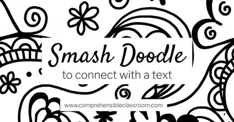 Smash Doodle, Post Reading Activities, High School Art Lesson Plans, Smash Book Pages, Paper Bag Album, Middle School Spanish, Doodle Notes, Blog Art, Landscape Quilts