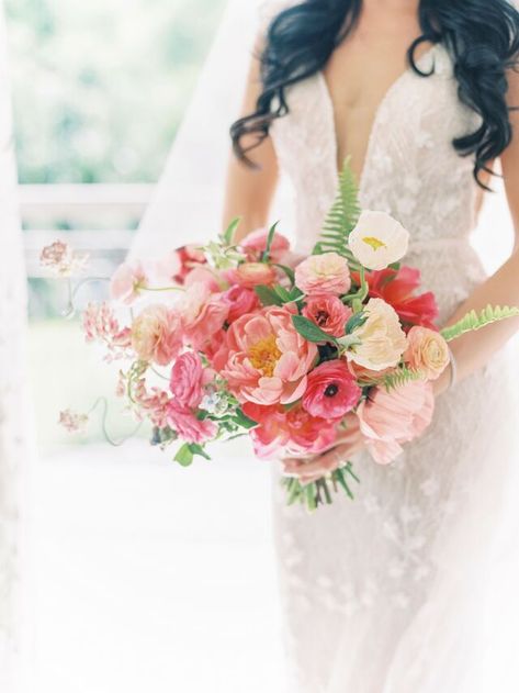 38 Eye-Catching Peony Wedding Bouquet Ideas for Spring & Summer Peony And Anemone Bouquet, Favor Station, Foodie Wedding, Anemone Bouquet, Pink Peonies Bouquet, Bridal Bouquet Peonies, Peony Bouquet Wedding, Tall Wedding Centerpieces, Summer Wedding Bouquets