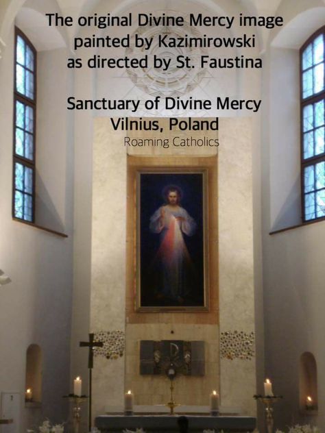 Chaplet Of Divine Mercy, Catholic Cathedrals, Divine Mercy Jesus, Divine Mercy Image, Divine Mercy Sunday, Divine Mercy Chaplet, Biblical Artwork, Easter Prayers, St Faustina