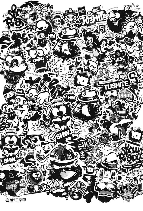 Iphone Wallpaper Doodle, Phone Skin Design, Word Doodles, Unique Iphone Wallpaper, Dj Art, Mobile Skin, Broken Screen Wallpaper, Car Sticker Design, Really Cool Drawings