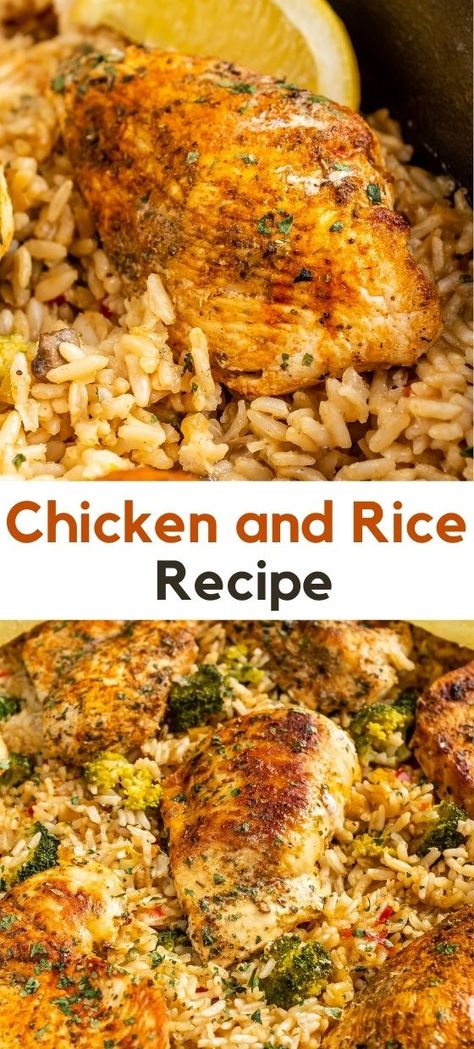 Quick Chicken And Rice, Chicken And Rice Dinner, Jasmine Rice Recipes, Chicken And Rice Recipe, Chicken And Rice Dishes, Chicken Rice Recipes, Easy Chicken And Rice, Fluffy Rice, Chicken Breast Recipes Baked