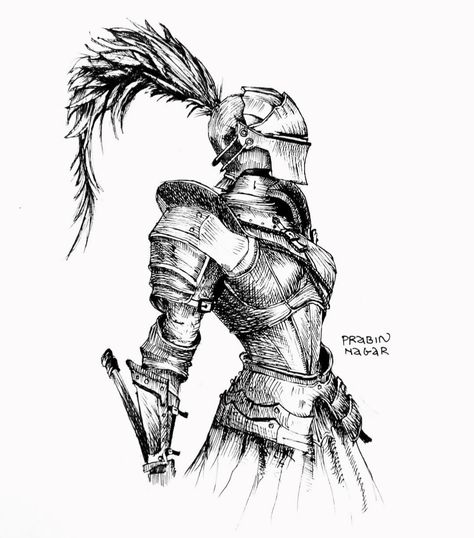 Sif Dark Souls, Knight Drawing, Chest Tattoo Ideas, Armor Drawing, Knight Tattoo, Chest Hair, Fantasy Heroes, Dark Souls Art, Female Knight