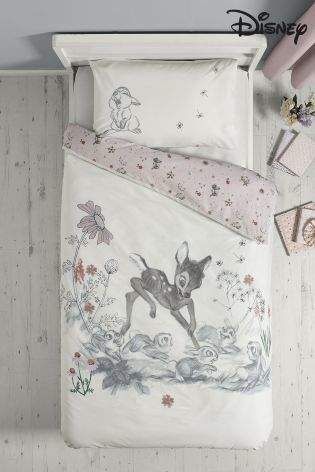 Next Disney Bambi And Thumper Bed Set - Pink Bambi Nursery, Babies Rooms, Bed Linen Australia, Nyc Home, Beige Bed Linen, Black Bed Linen, Linen Bedding Natural, Bambi And Thumper, Linen Bedspread