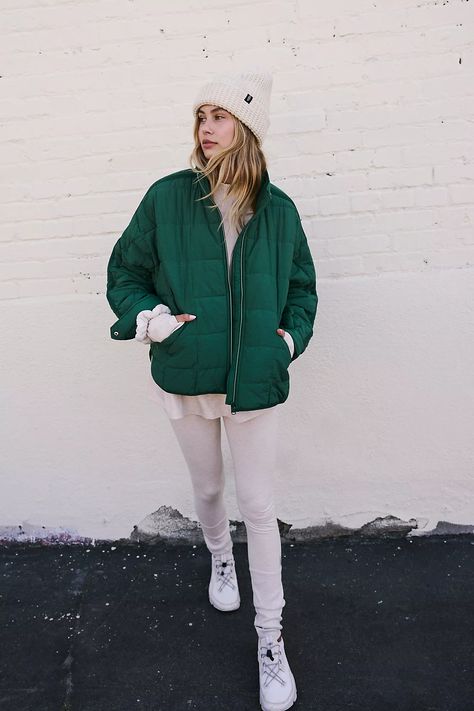 Pippa Packable Puffer Jacket | Free People Quilted Jacket Outfit, Comfy Travel, Quilted Puffer Jacket, Fp Movement, Oversized Silhouette, Romper Pants, New Arrival Dress, Jacket Outfits, Outdoor Adventures