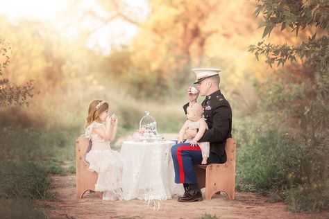 Tea Party Mini Session, Tea Party Photography, Father Daughter Pictures, Father Daughter Photos, Mommy And Me Photo Shoot, Party Photoshoot, Girls Tea Party, Photography Mini Sessions, 1st Birthday Photos