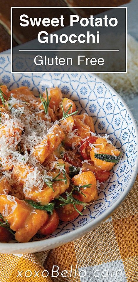 Gluten Free Sweet Potato Gnocchi Easy Gnocchi Recipe, Sweet Potato Gnocchi Recipe, Easy Gnocchi, Gluten Free Gnocchi, Dairy Free Cooking, Gluten Free Sweet Potato, Gnocchi Recipe, Sweet Potato Gnocchi, Potato Gnocchi