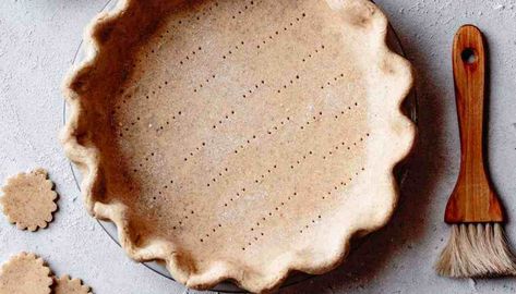 Tender & Flaky Gluten-Free Pie Crust • The Bojon Gourmet Paleo Pie Crust Recipe, Paleo Crust, Paleo Pie Crust, Paleo Apple Pie, Paleo Pie, Almond Flour Pie Crust, Paleo Pumpkin Pie, Bojon Gourmet, Gluten Free Pie Crust